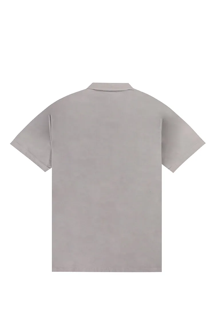 Script Half-Zip Shirt