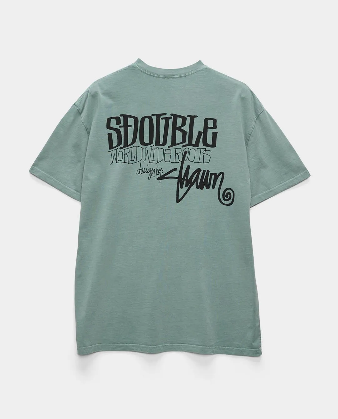 S/Double - World Wide Roots T-Shirt - Washed Sage