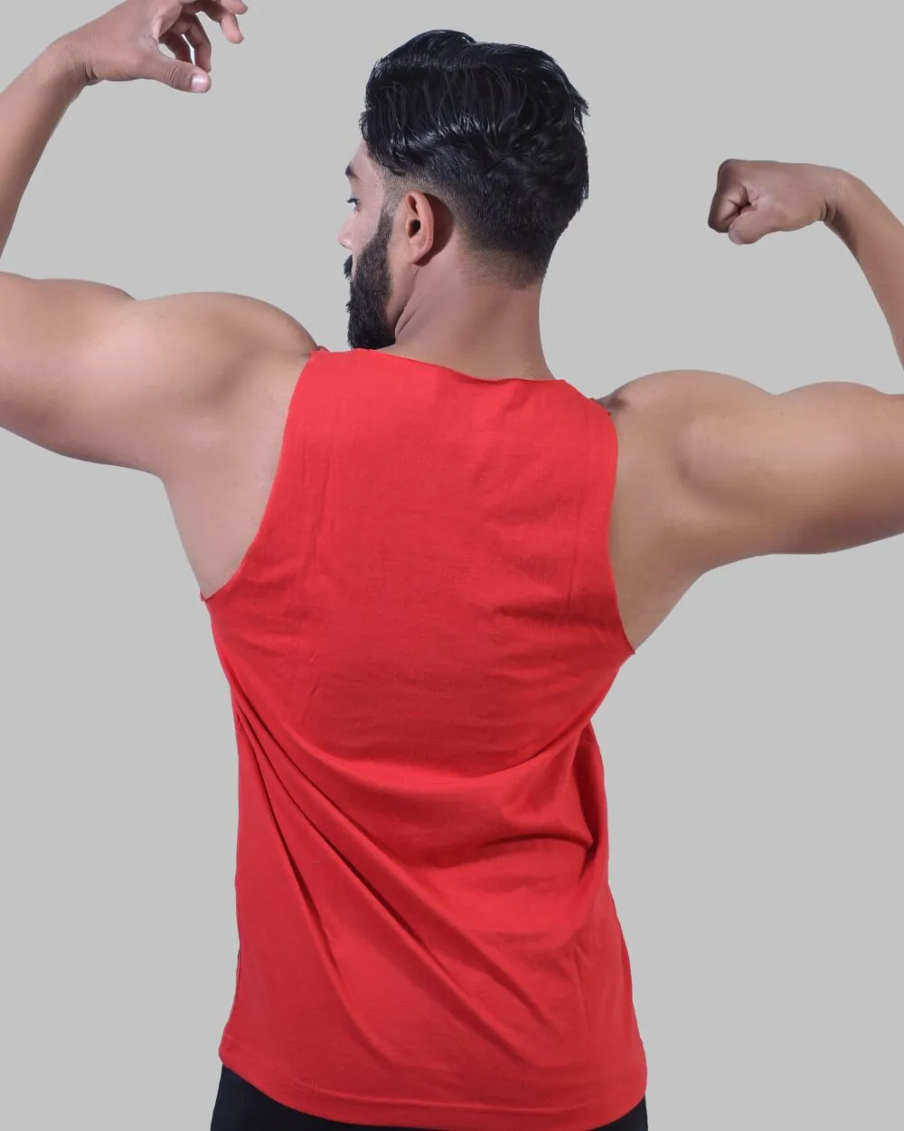 STGCL Raw Edge Cotton Tank Top 1.0 (Red)
