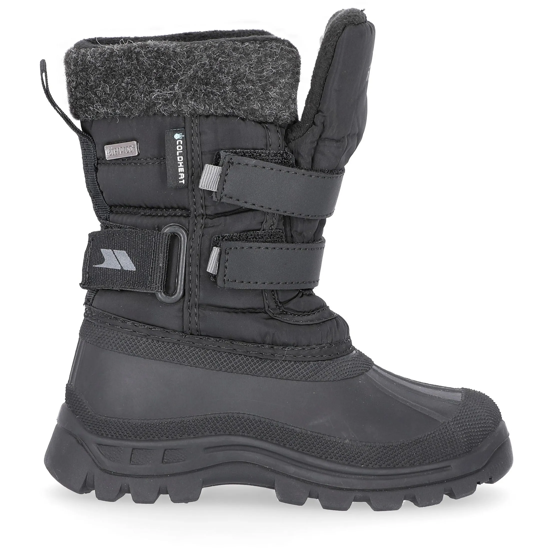 Strachan 2 Boys' Waterproof Snow Boots in Black