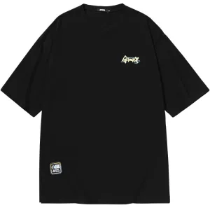 Street Style Graffiti Letter Print Cotton T-Shirt