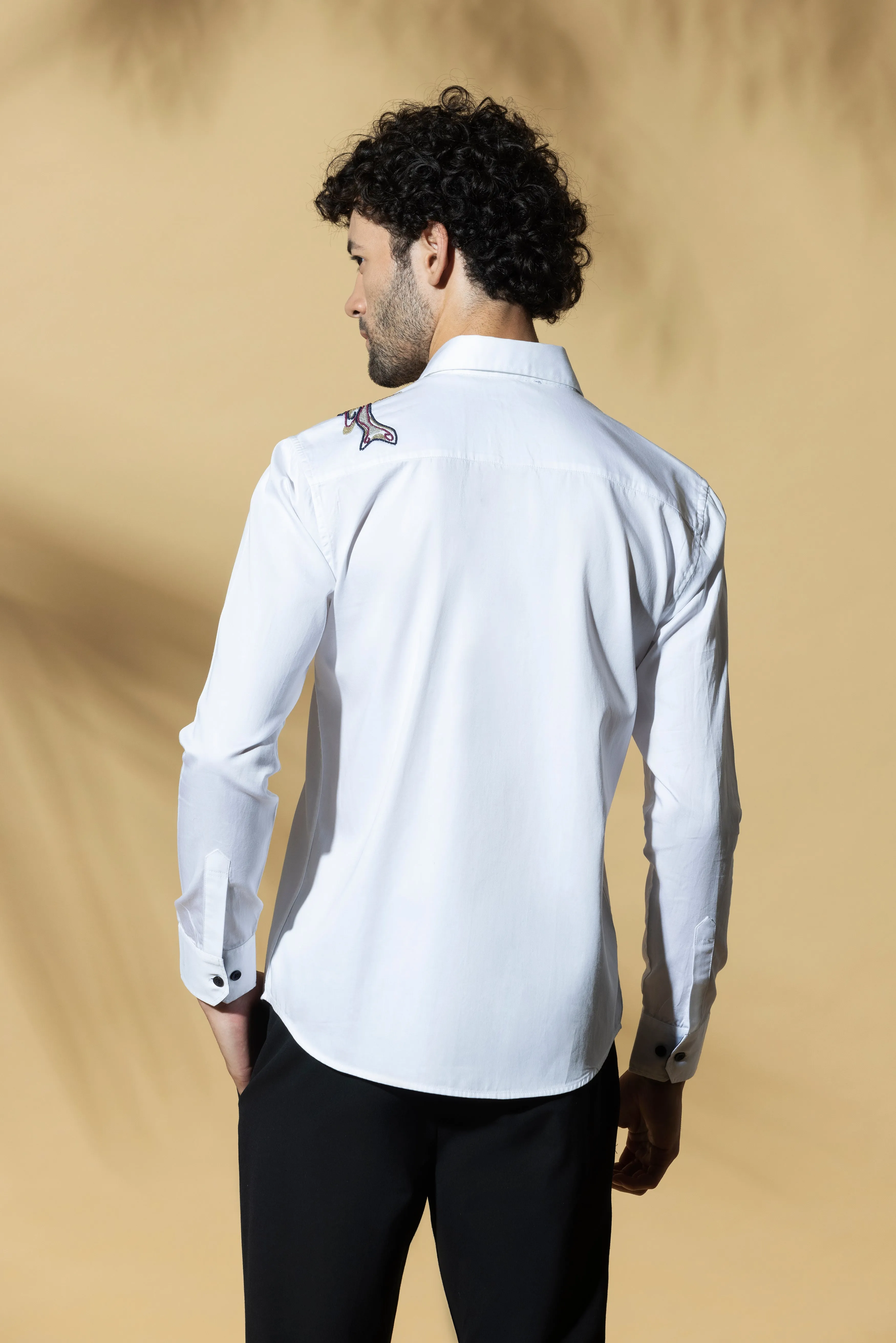 The Whale Up Shirt - Embroidered Shirts