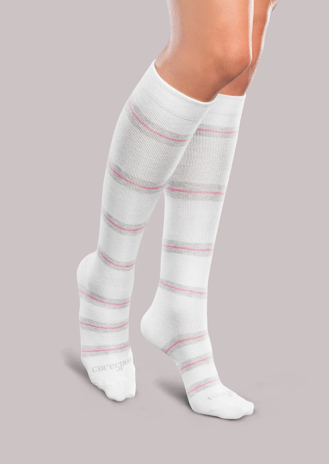 Therafirm® 15-20mmHg* Core-Spun Patterned Support Socks