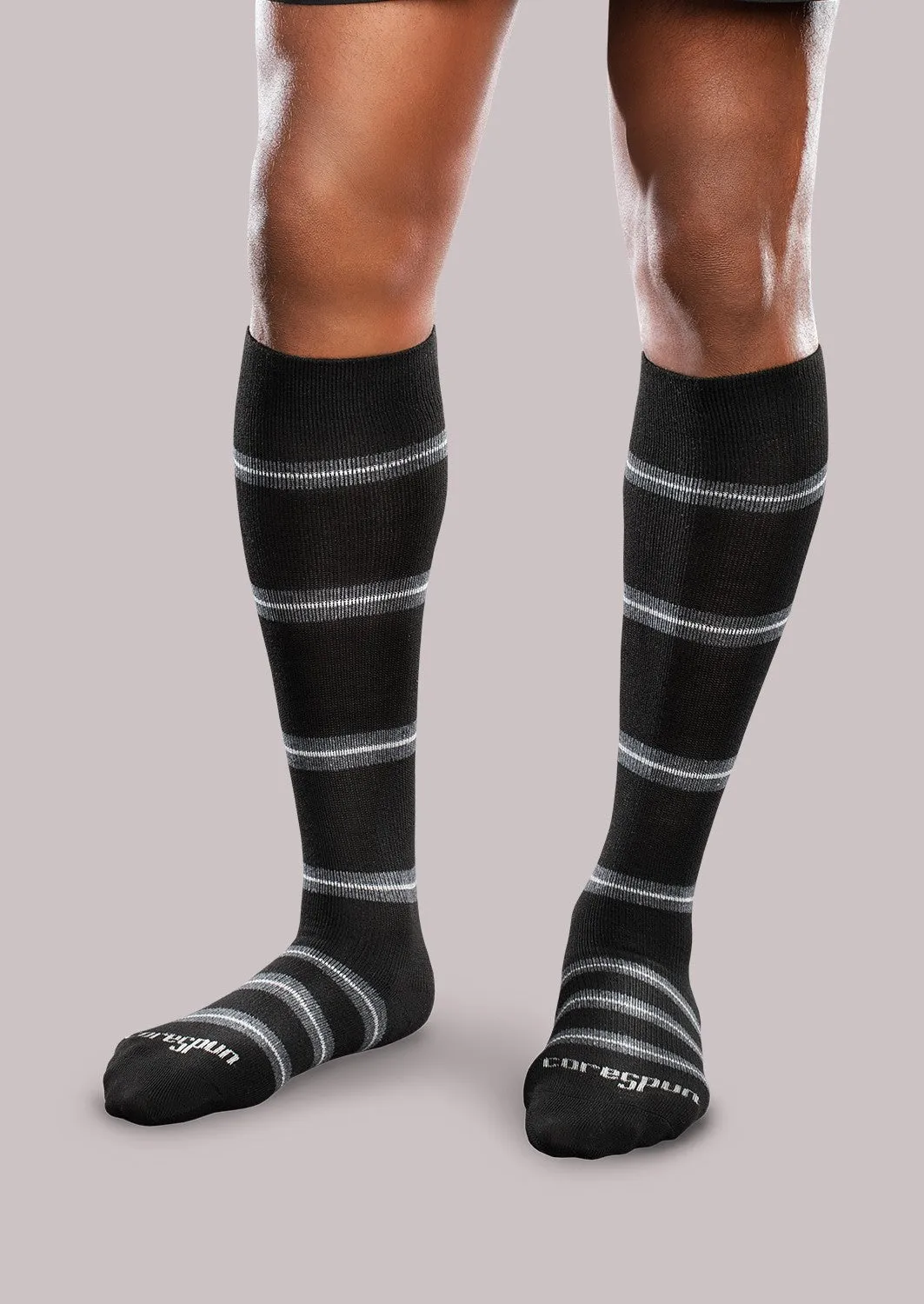 Therafirm® 15-20mmHg* Core-Spun Patterned Support Socks