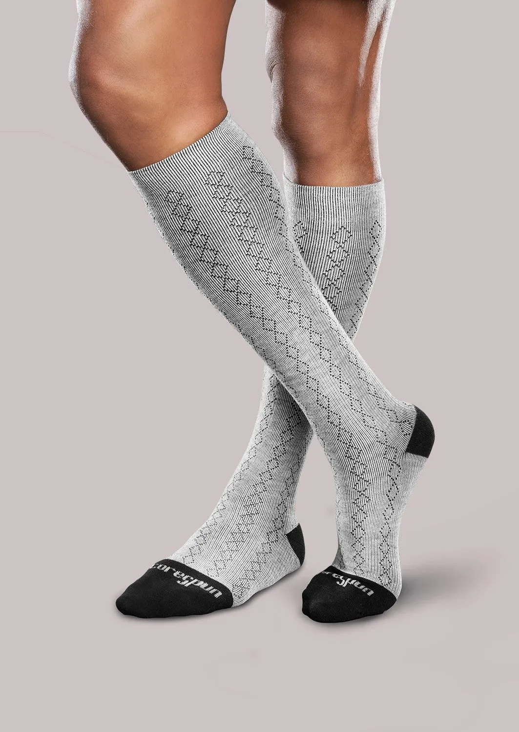 Therafirm® 15-20mmHg* Core-Spun Patterned Support Socks