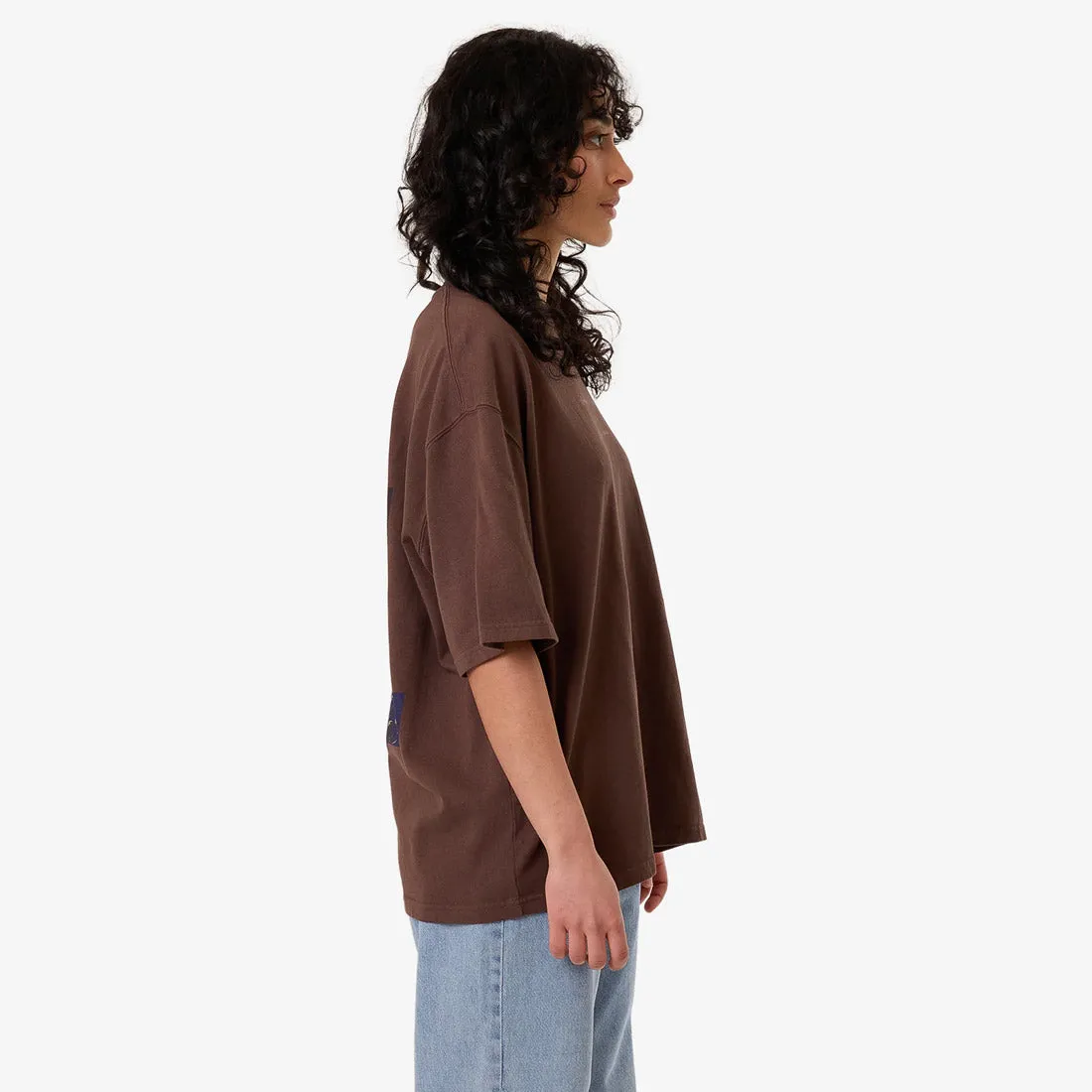 THRILLS Women's Dalia Oversized Tee - Coffee