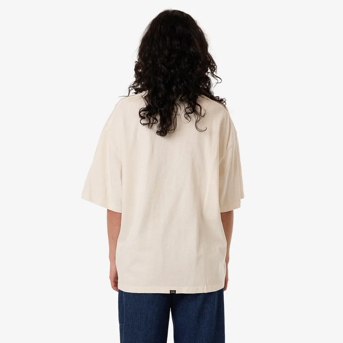 THRILLS Women's James Adams Anarchy Oversized Tee - Heritage White