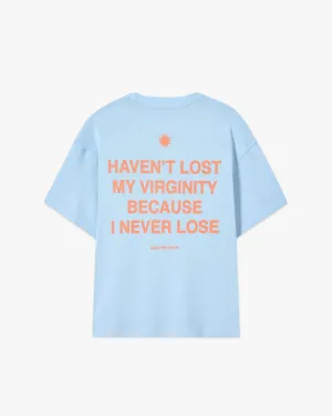 VIRGINITY TEE BABY BLUE
