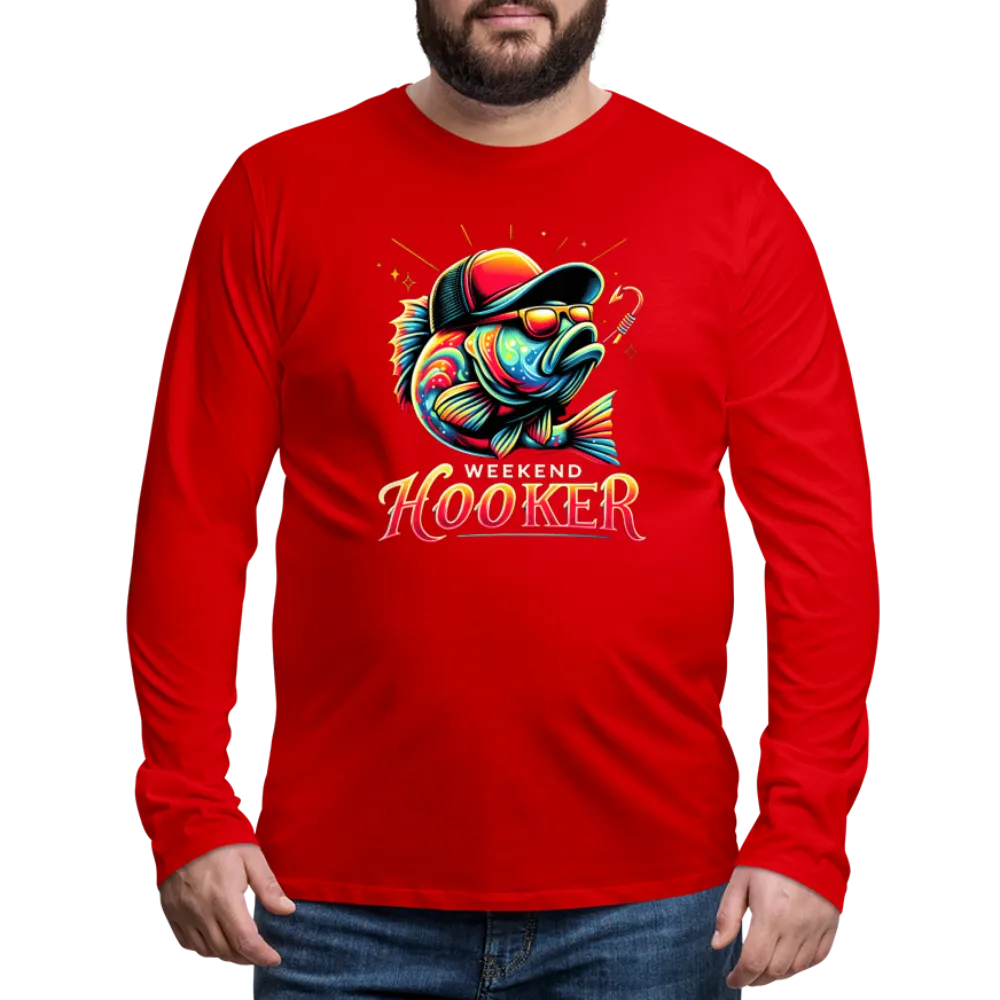 Weekend Hooker Fishing Men's Premium Long Sleeve T-Shirt