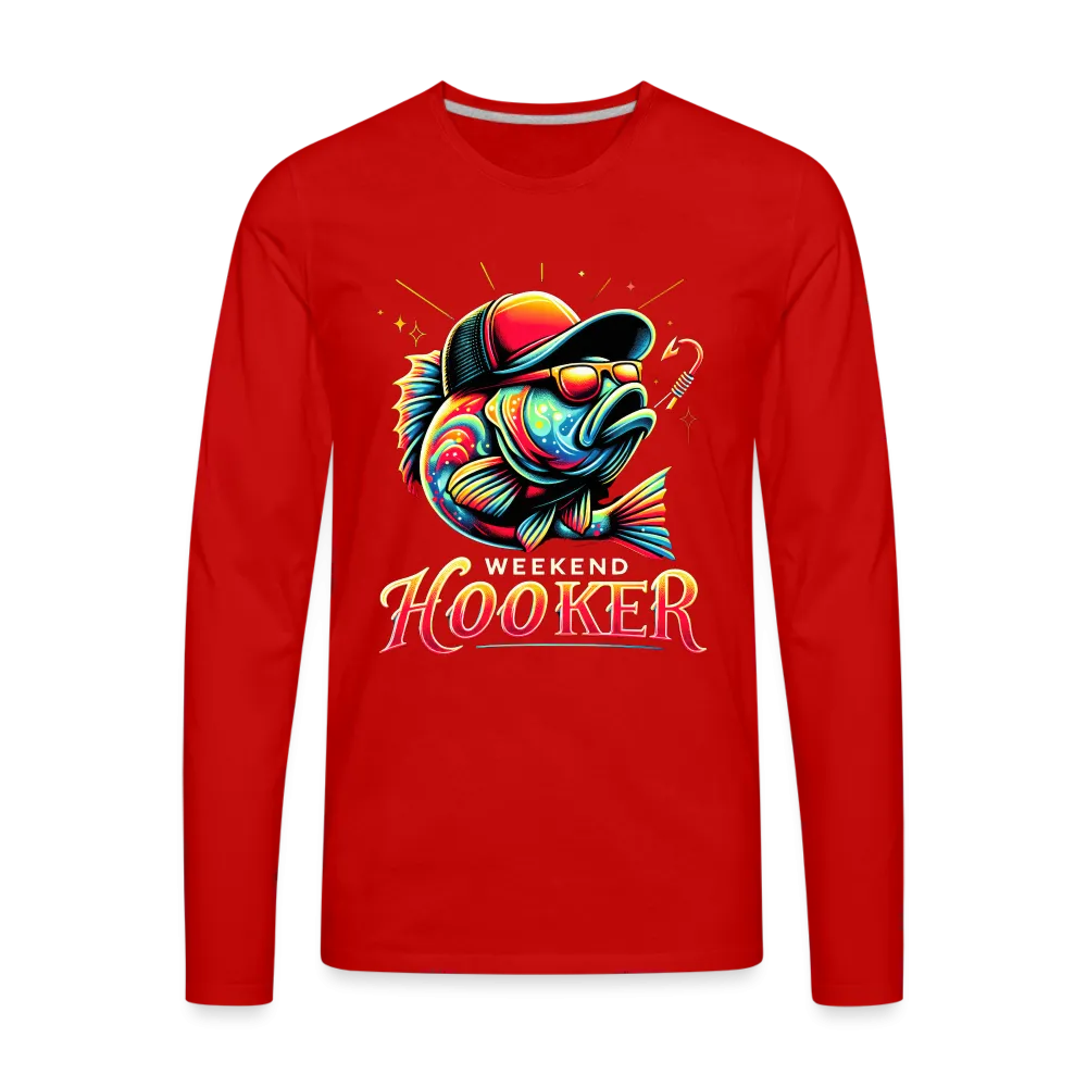 Weekend Hooker Fishing Men's Premium Long Sleeve T-Shirt