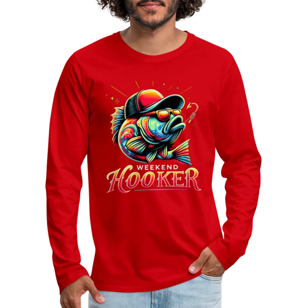 Weekend Hooker Fishing Men's Premium Long Sleeve T-Shirt