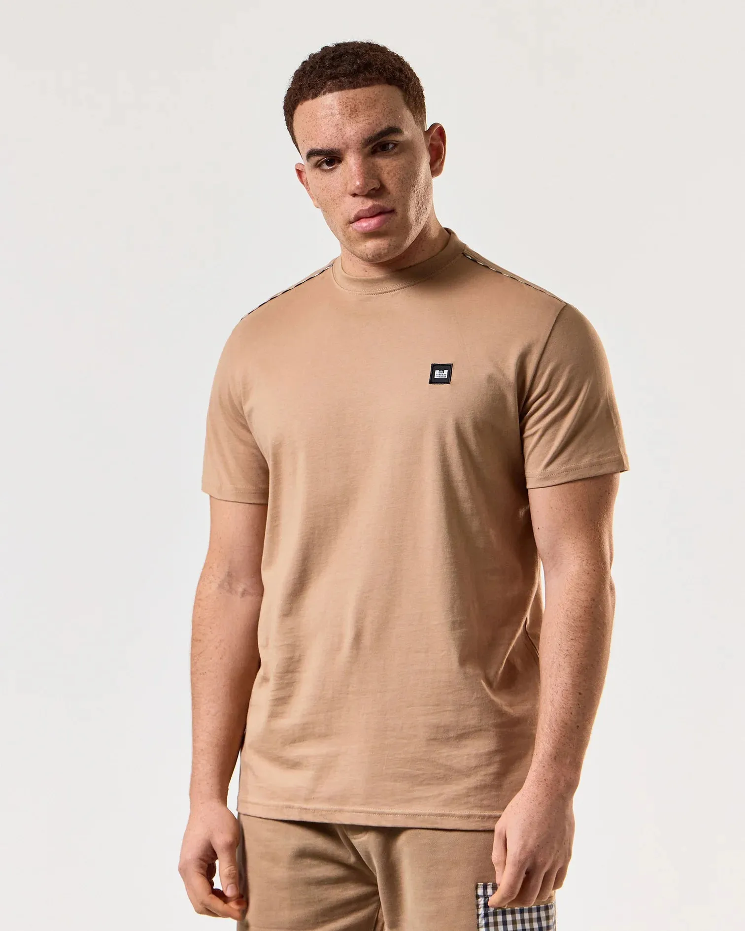 Weekend Offender Manuel 100% Cotton T-Shirt - COGNAC Brown