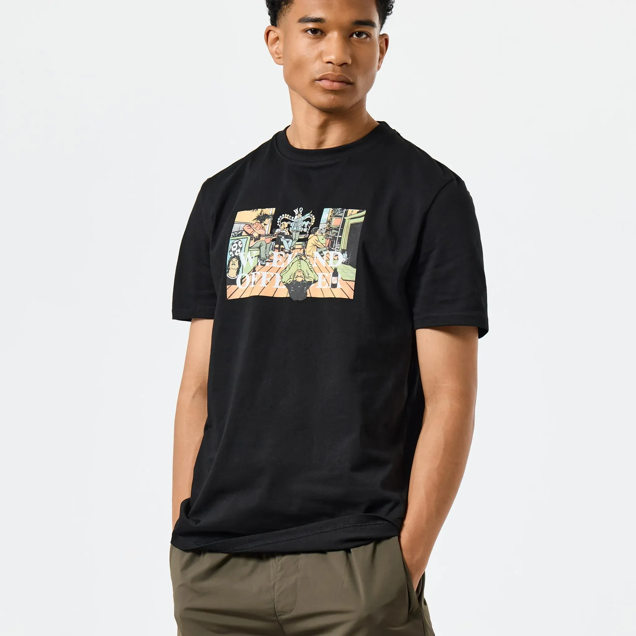 Weekend Offender Stratford T-Shirt Black
