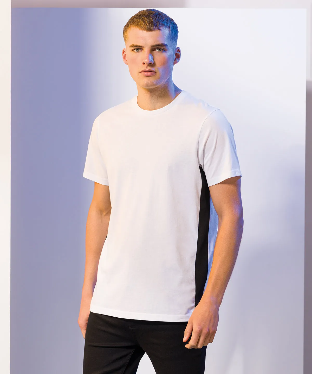 White/Black - Unisex contrast T