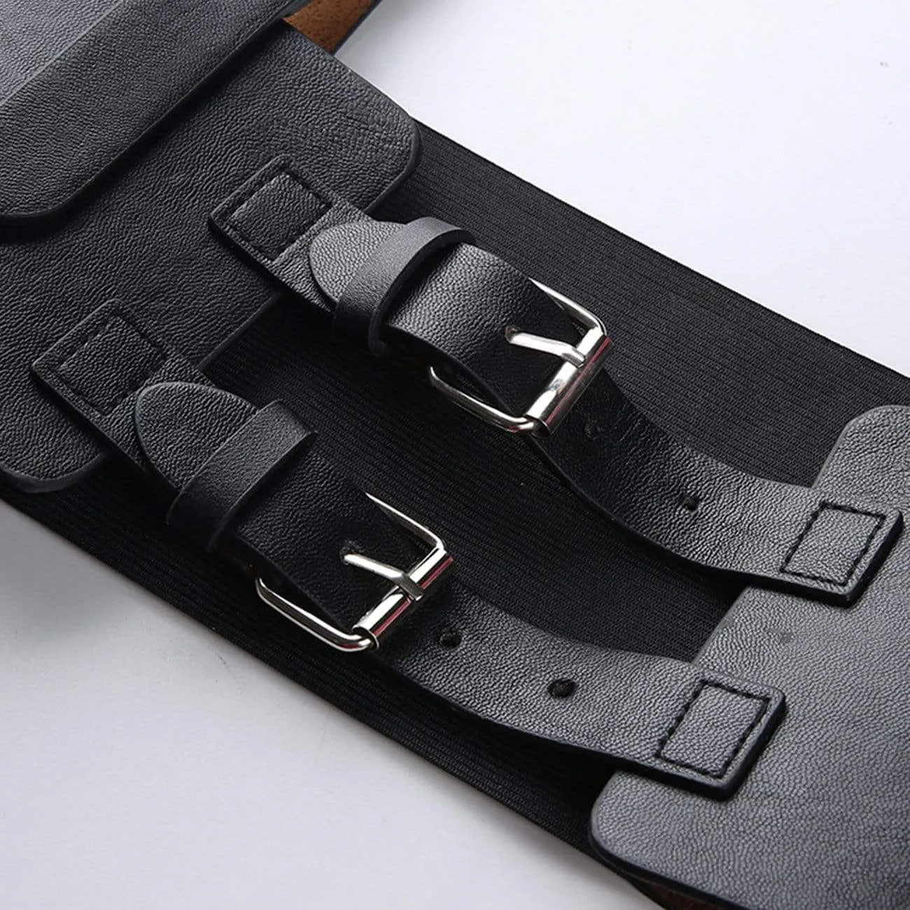 WLS Personalized Punk Strap PU Sling Vest