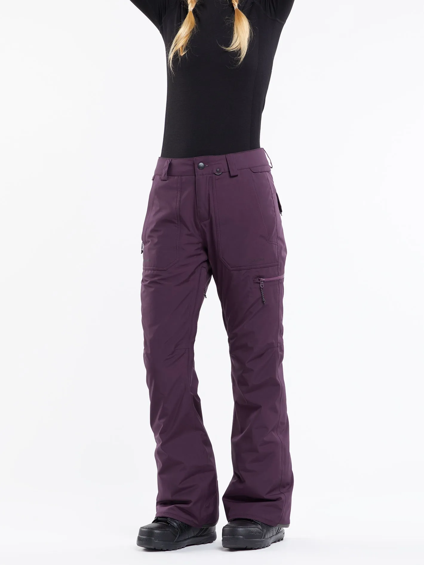 Womens Knox Insulated Gore-Tex Pants - Blackberry