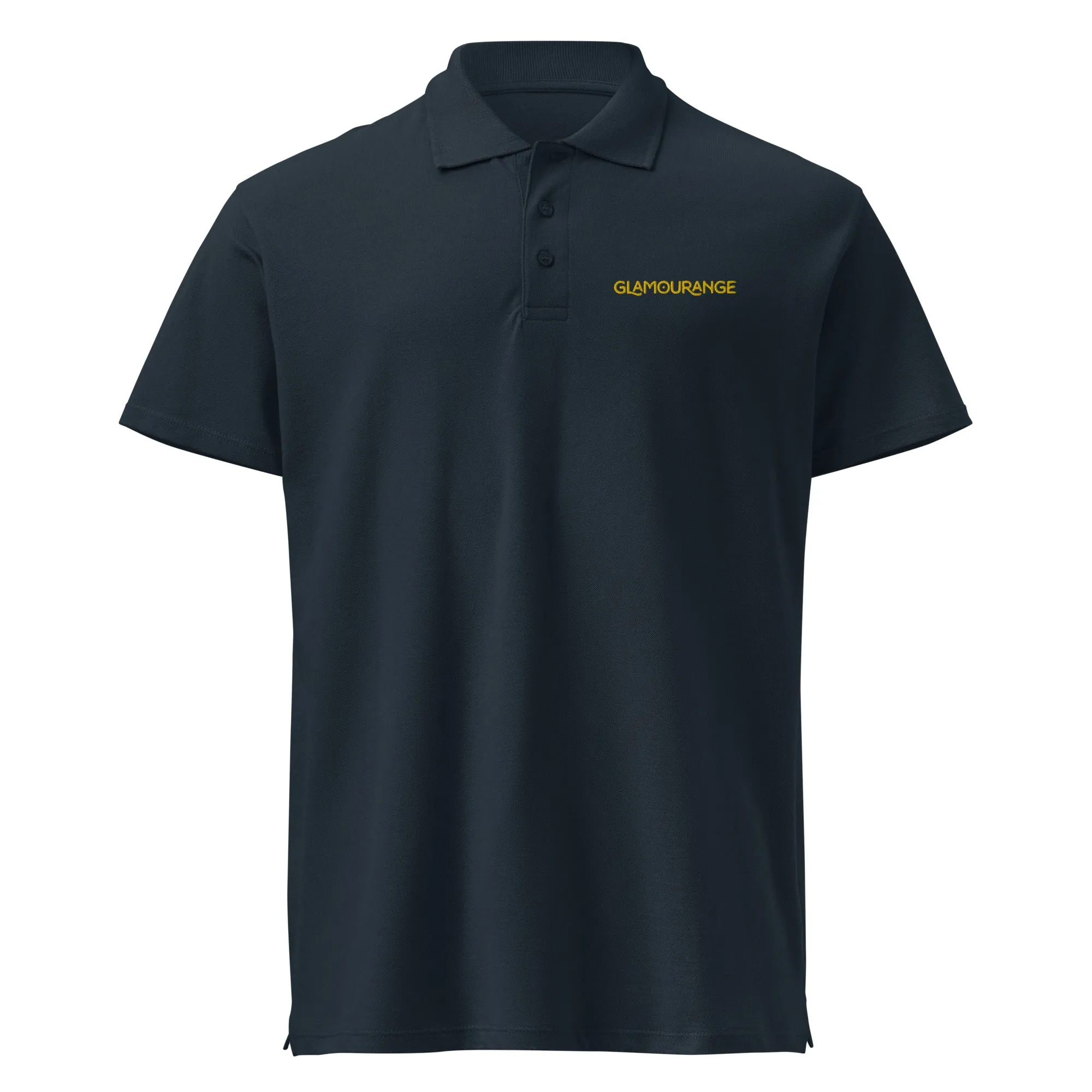 Women's Polo Shirt - Navy (Glamourange Premium Pique Polo Shirt Women Outfit)