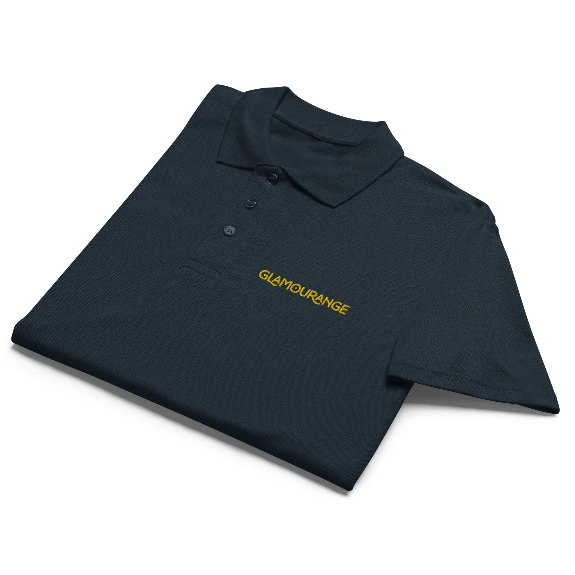 Women's Polo Shirt - Navy (Glamourange Premium Pique Polo Shirt Women Outfit)