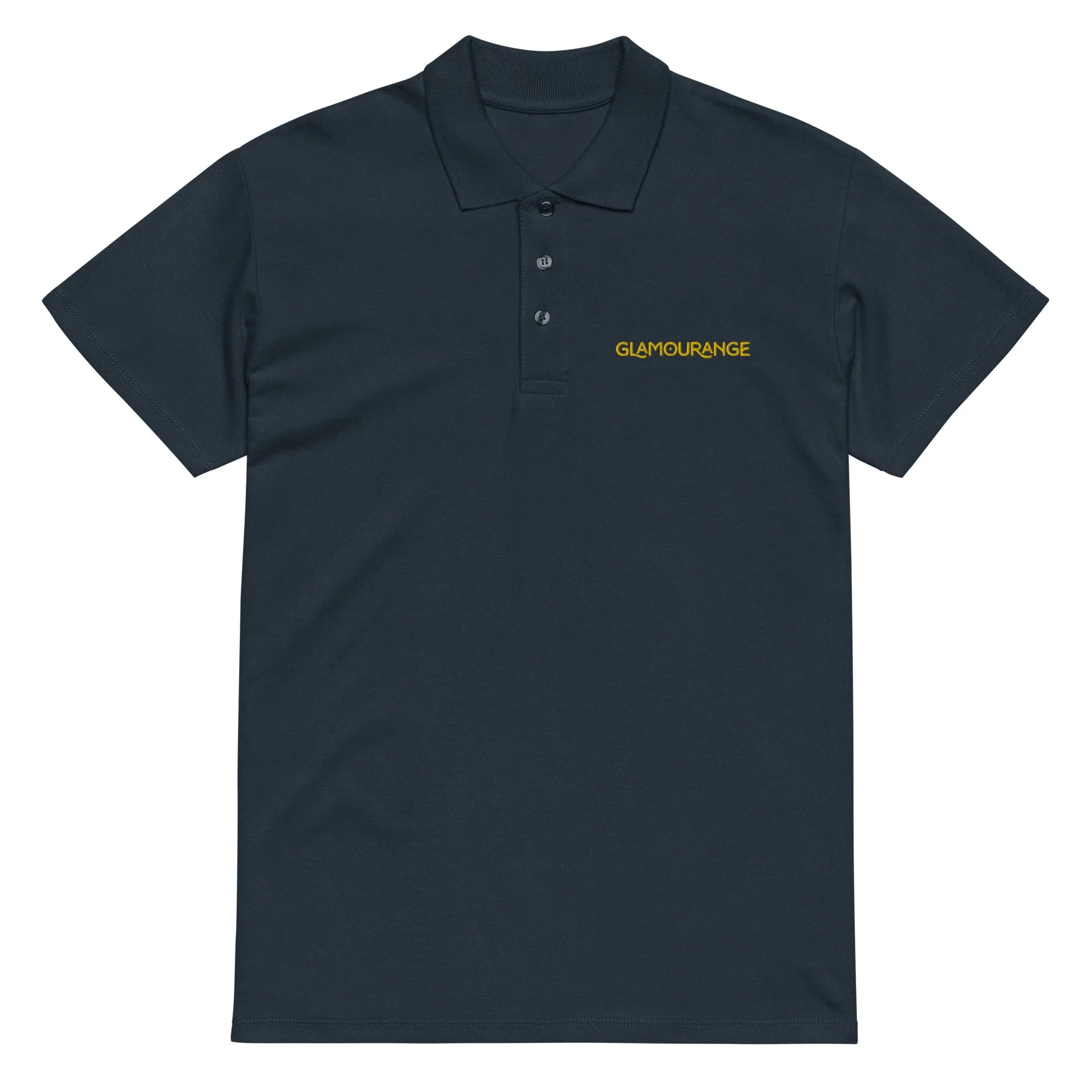 Women's Polo Shirt - Navy (Glamourange Premium Pique Polo Shirt Women Outfit)