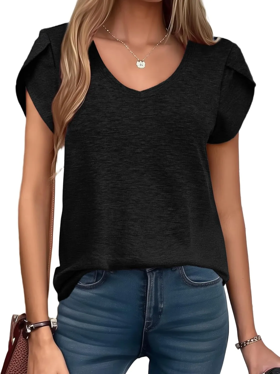 Zeagoo Women's T-Shirts Short Sleeve Casual Tops (DE Only)